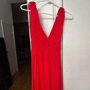BEAUTIFULL RED AQUA DRESS SIZE XS bought at Bloomingdales.